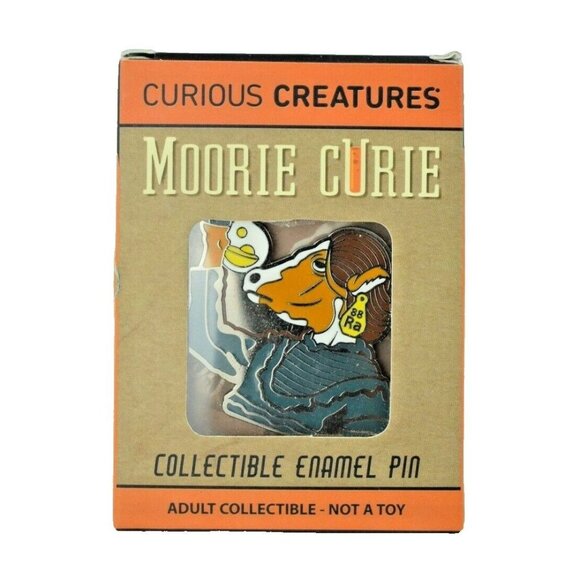 Curious Creatures Moorie Curie Collectible Enamel Pin New - Picture 1 of 8